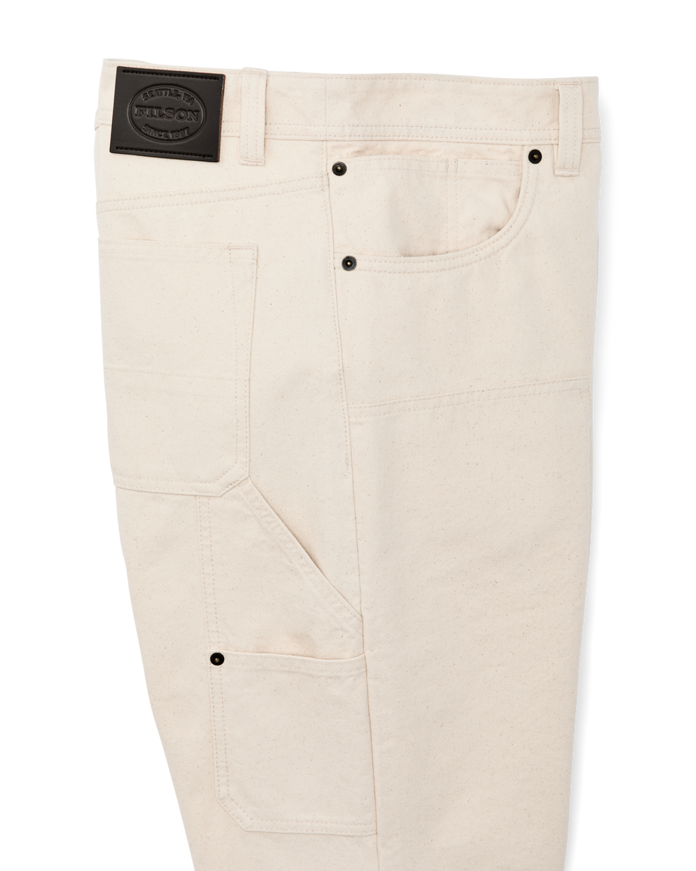 Alternate view of the Filson Dry Tin Double Front Pants - Natural Seed