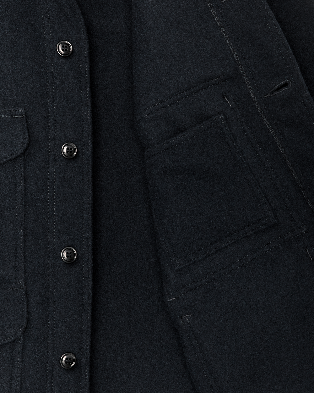 Seattle Wool Cruiser Jacket - Navy