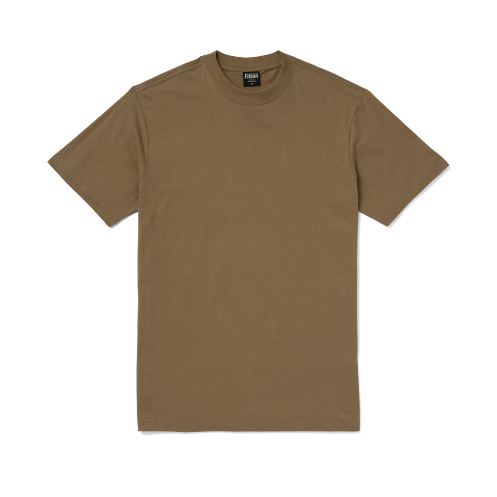Front-facing image of the Filson Ranger Solid T-shirt - Rugged Tan