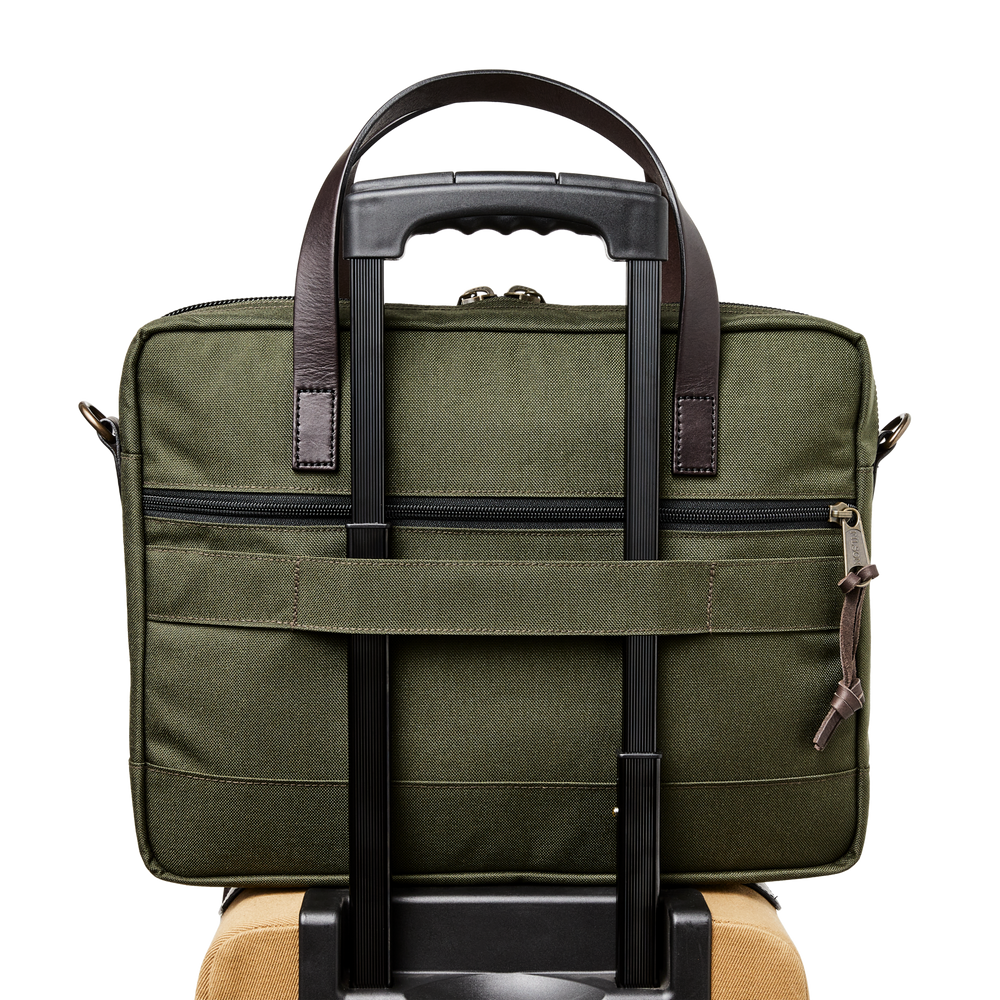 Alternate view of the Filson Dryden Briefcase - Otter Green