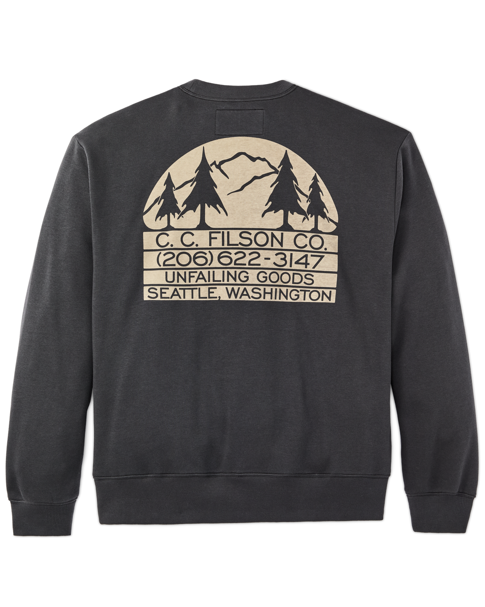 Seattle Graphic Crewneck - Faded Black