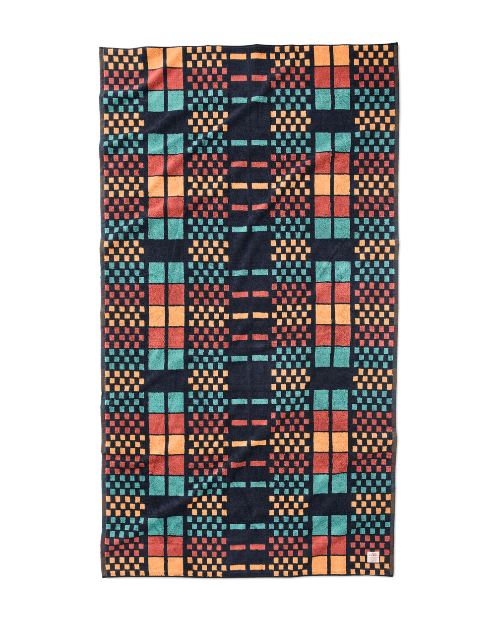 Front-facing image of the Filson Seabrook Filson Towel - Navy