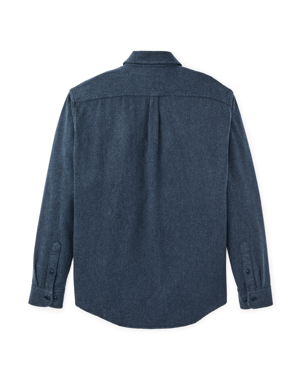 Alternate view of the Filson Rustic Flannel Shirt - Blue Heather