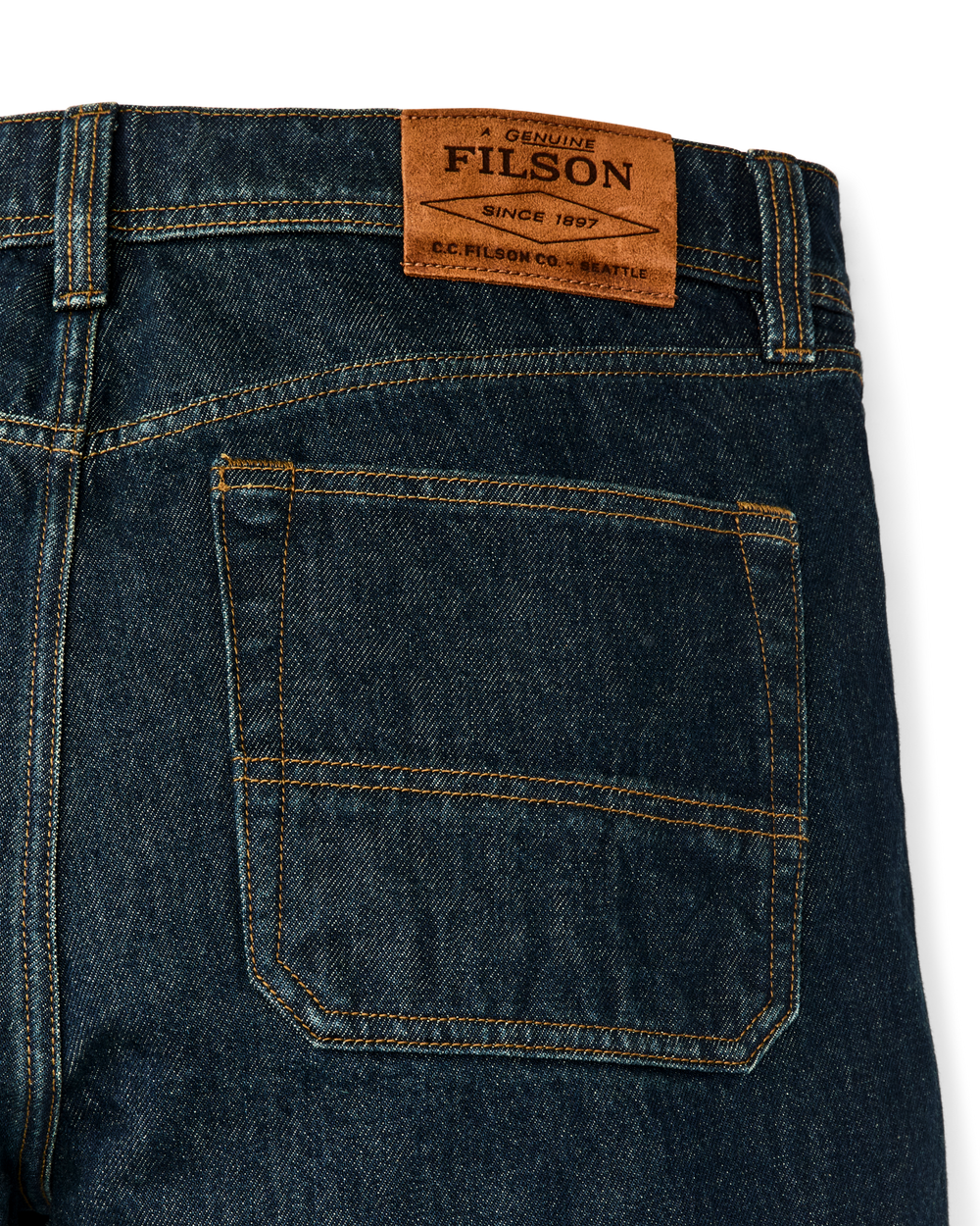 14-oz. Straight-Leg Jeans - Rinsed Vintage Indigo