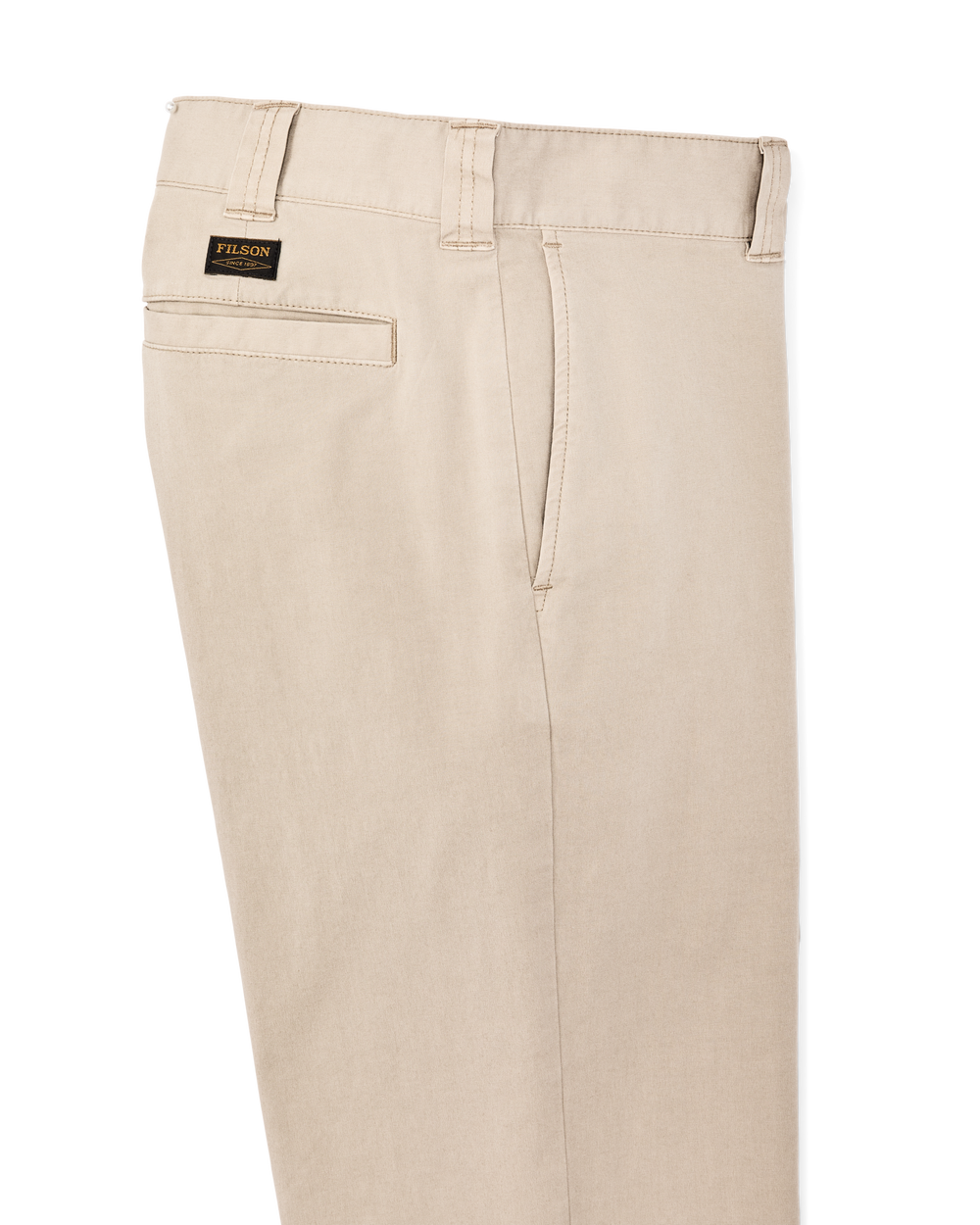 Alternate view of the Filson Granite Mountain Flat Front Pants - Buck Tan
