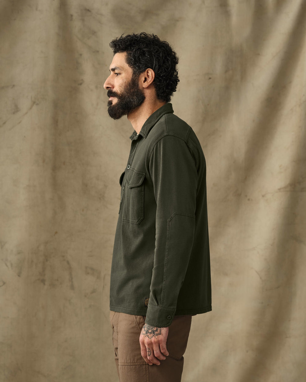 Field Knit Pullover Shirt - Dark Timber
