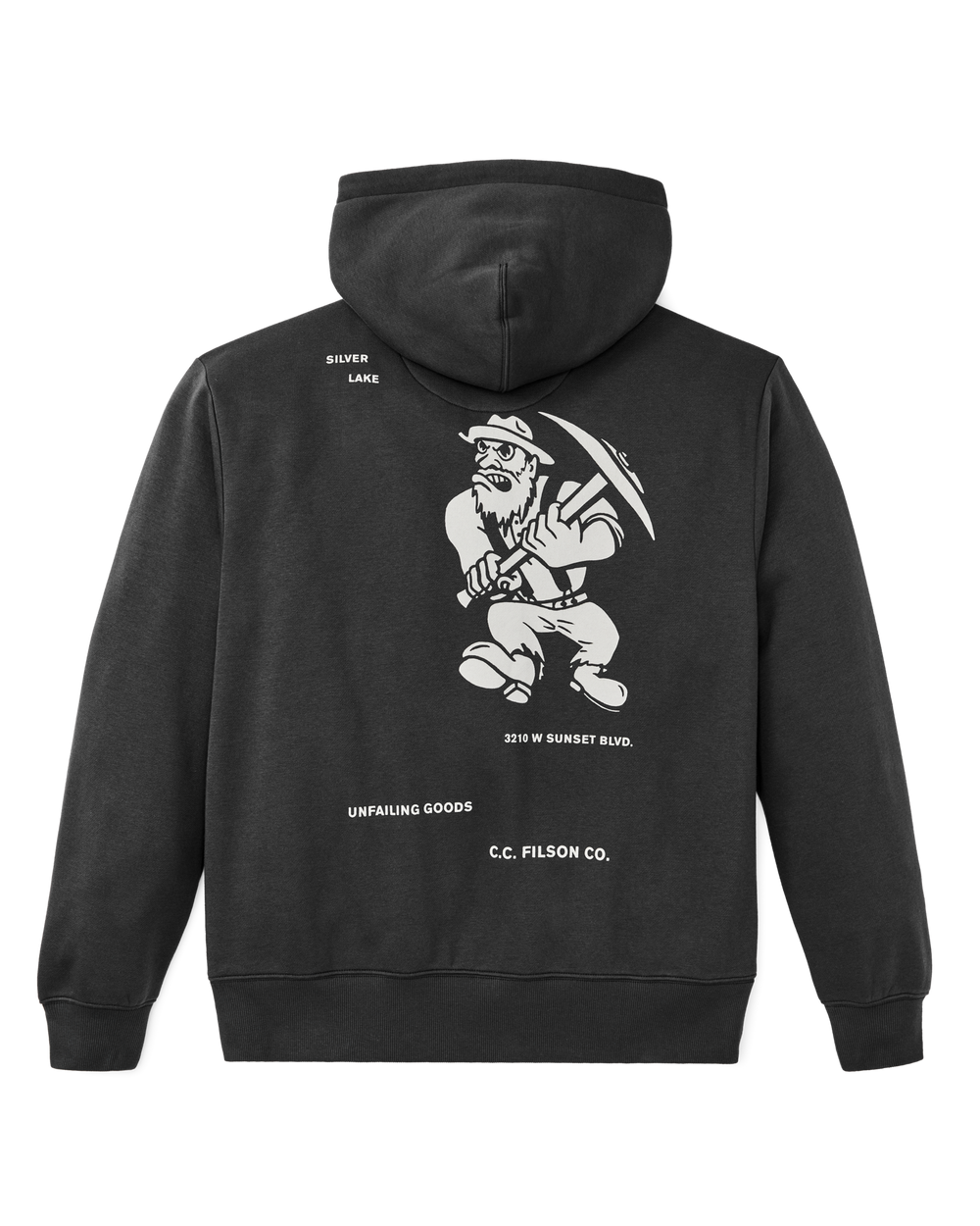 Silver Lake Graphic Hoodie - Faded Black