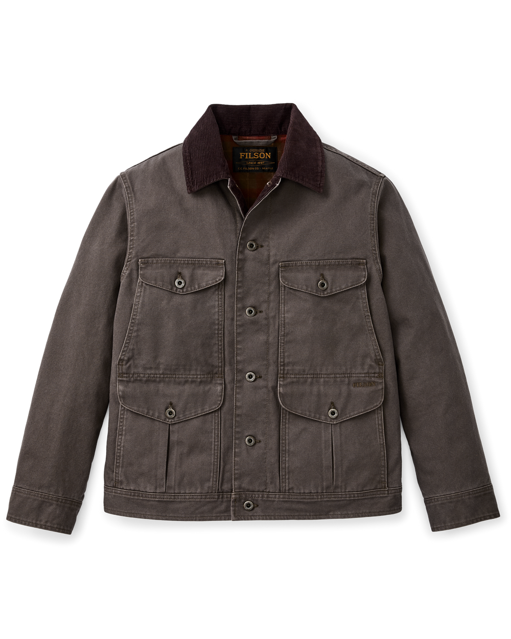 Rustic Canvas Journeyman Jacket - Bark