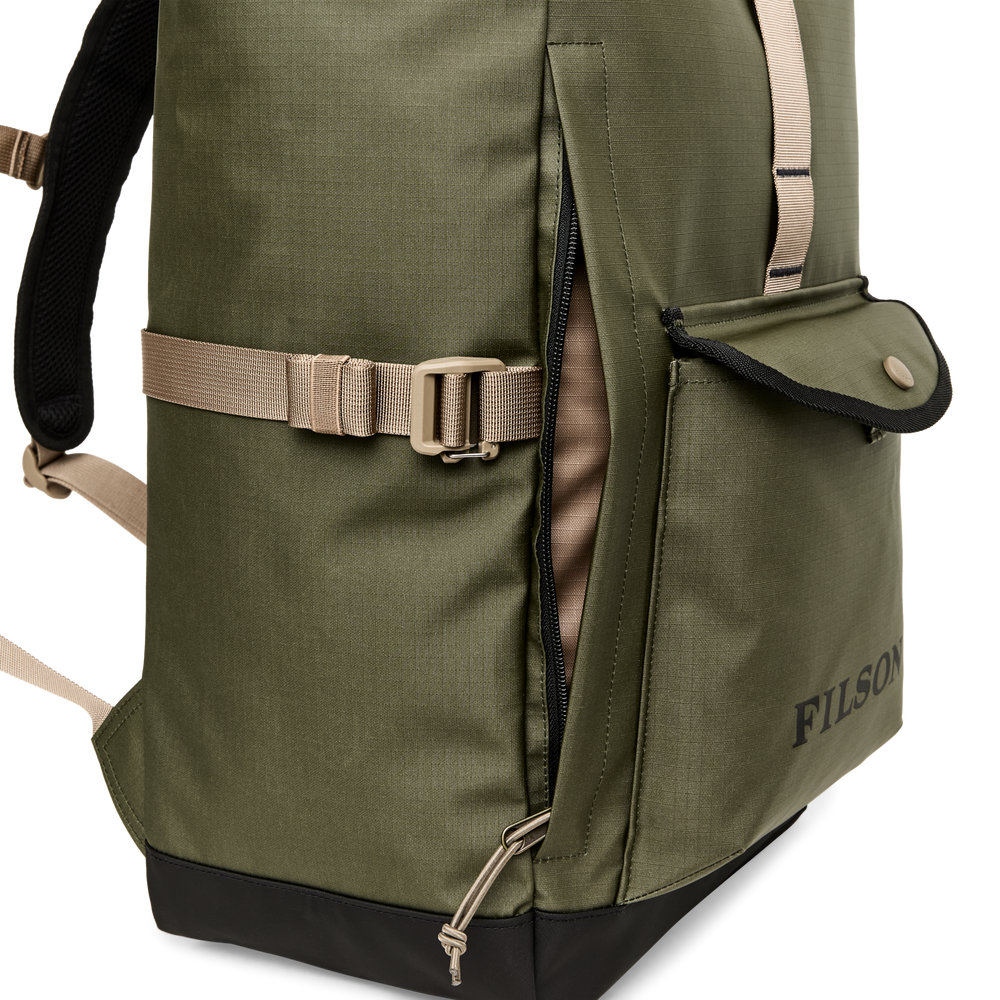 Alternate view of the Filson All-Weather Backpack - Olive / Black / Covert