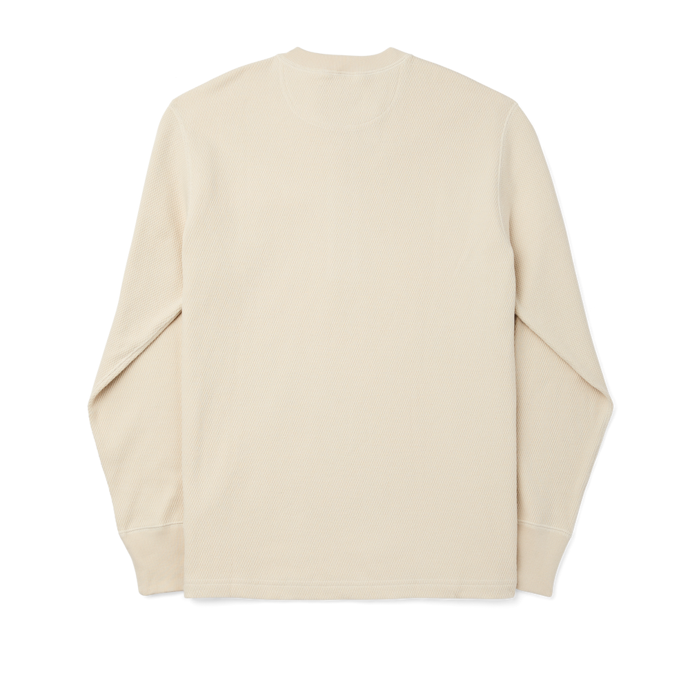 Alternate view of the Filson Waffle Knit Henley - Sand