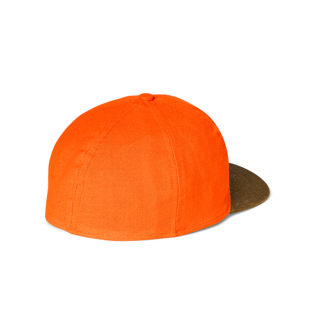 Alternate view of the Filson Insulated Blaze/tin Cloth Cap - Desert Tan / Blaze Orange