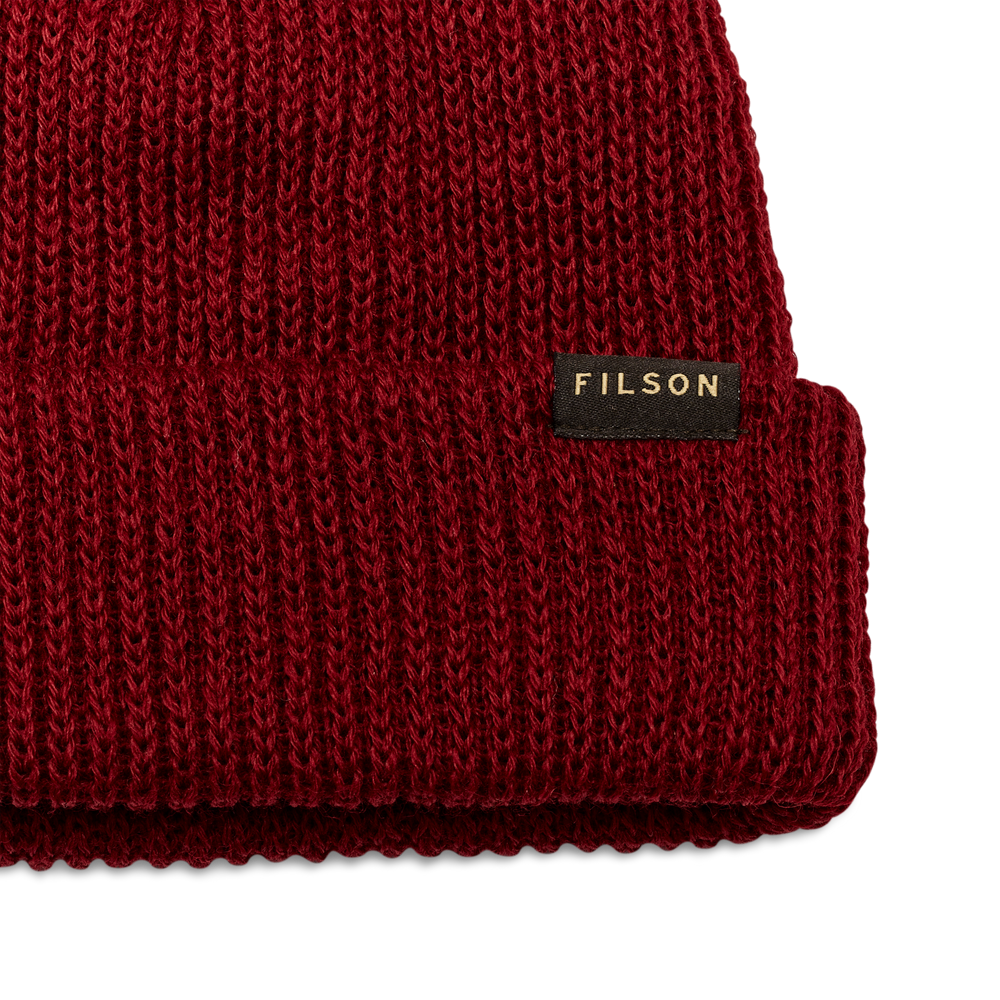 Alternate view of the Filson Watch Cap - Red