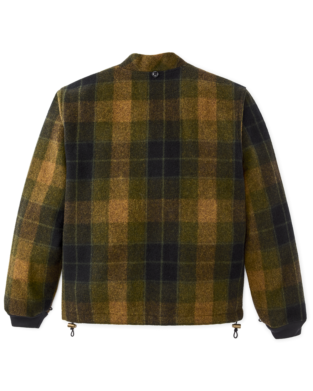 Wool Jacket Liner - Loden Heather Plaid