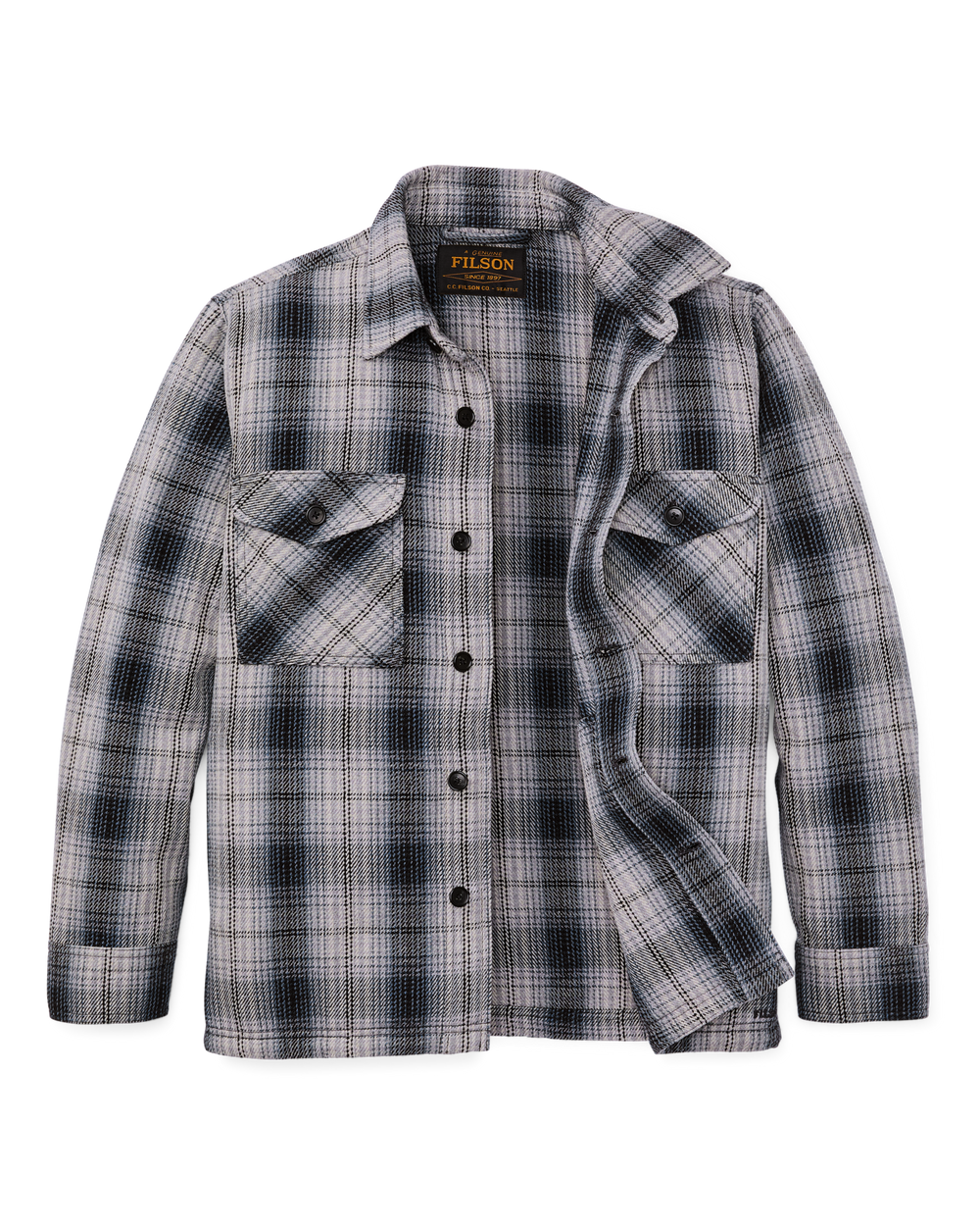 Deer Island Jac-Shirt - Slate / Gray Ombre