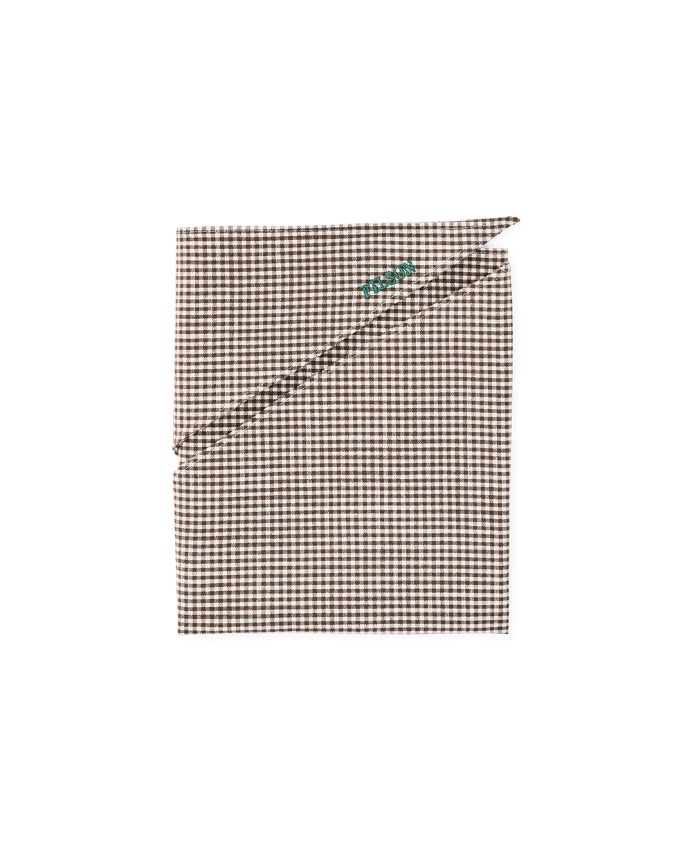 Alternate view of the Filson Triangular Bandana - Coffee / Natural