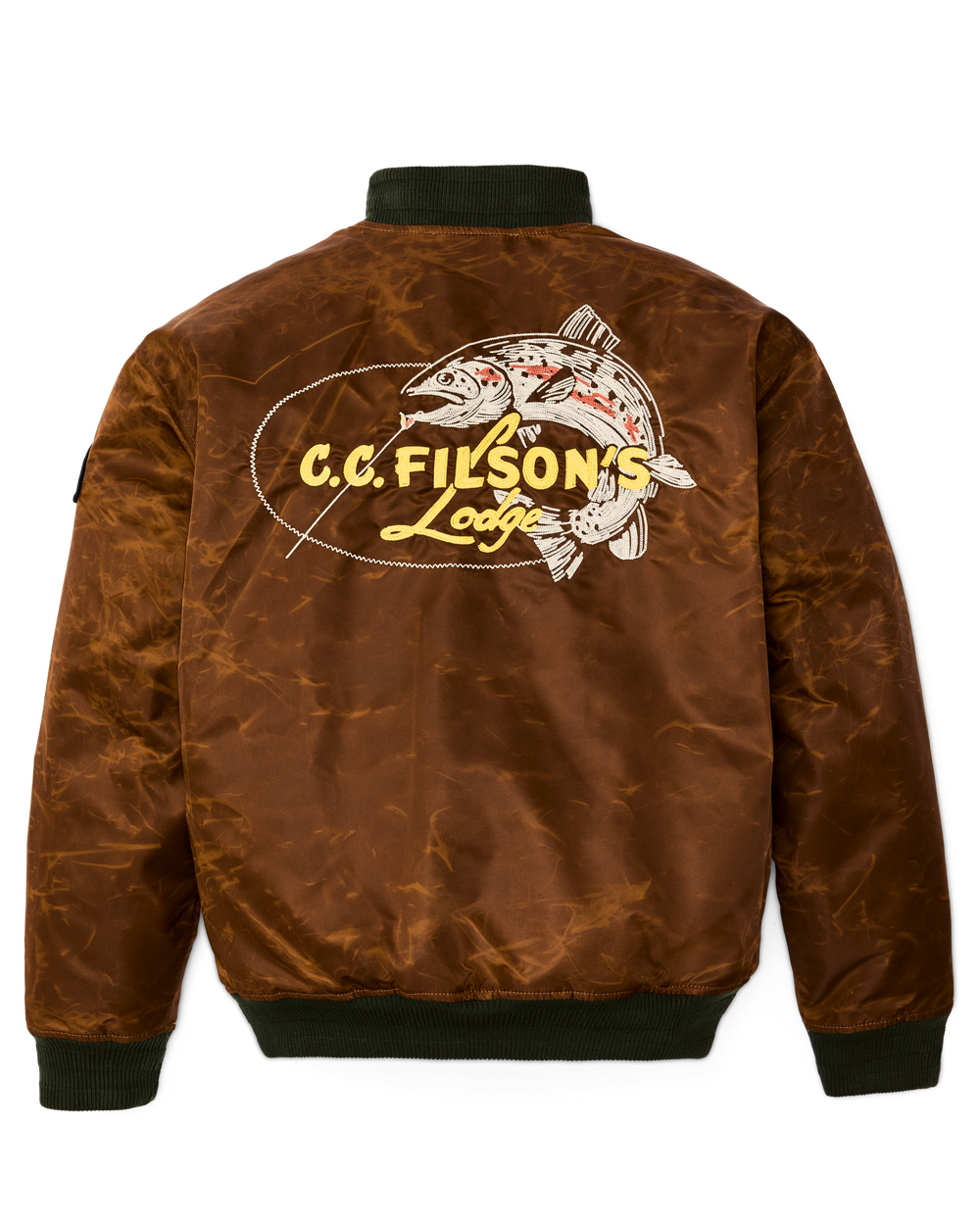 Alternate view of the Filson Embroidered Montlake Jacket - Whiskey