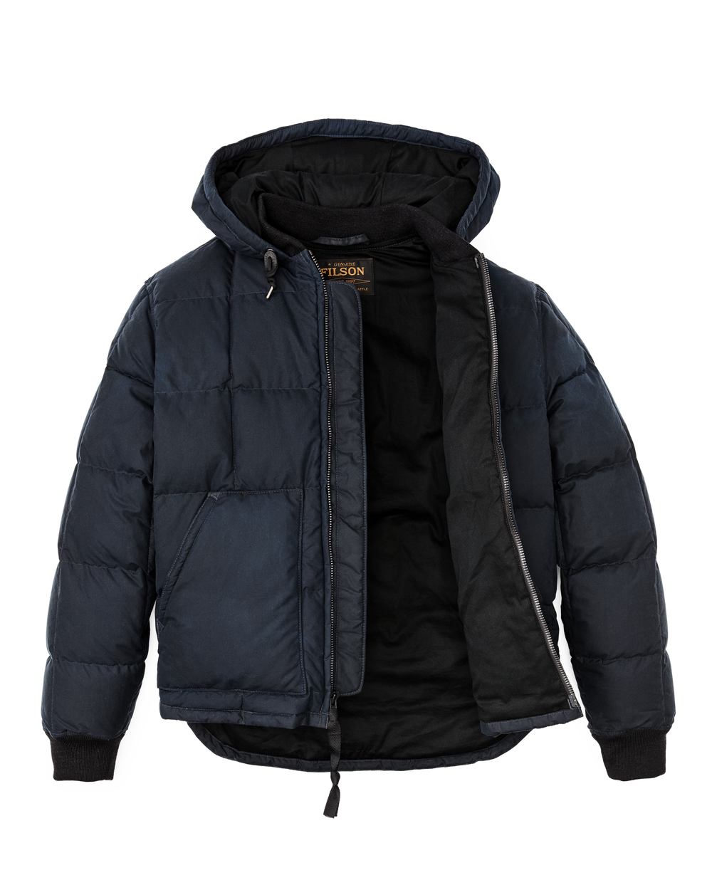 Waxed Down Jacket - Night Sky
