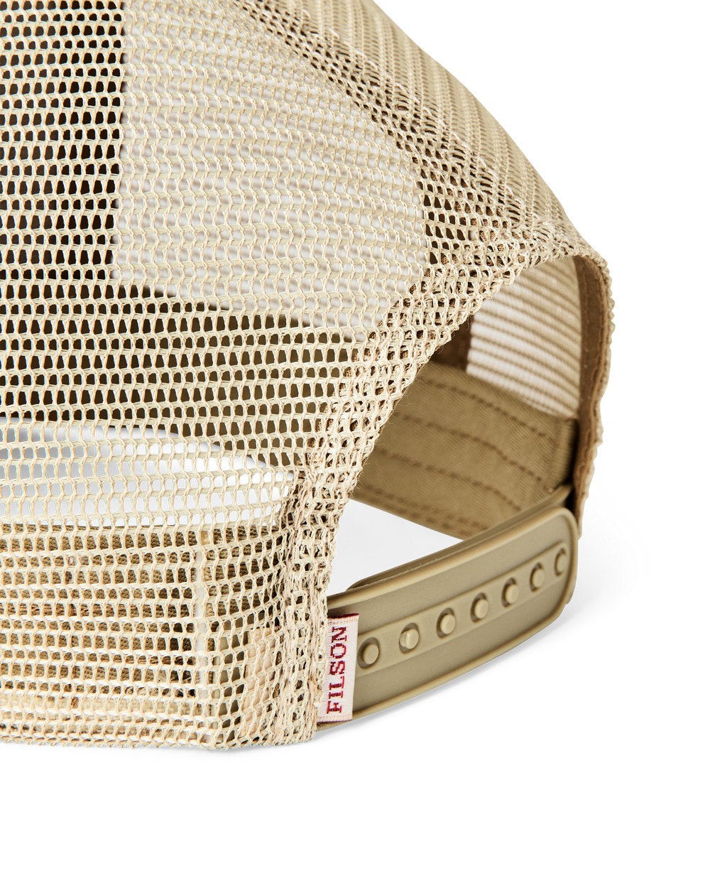Alternate view of the Filson Wildfire Logger Mesh Cap - Vintage Gold