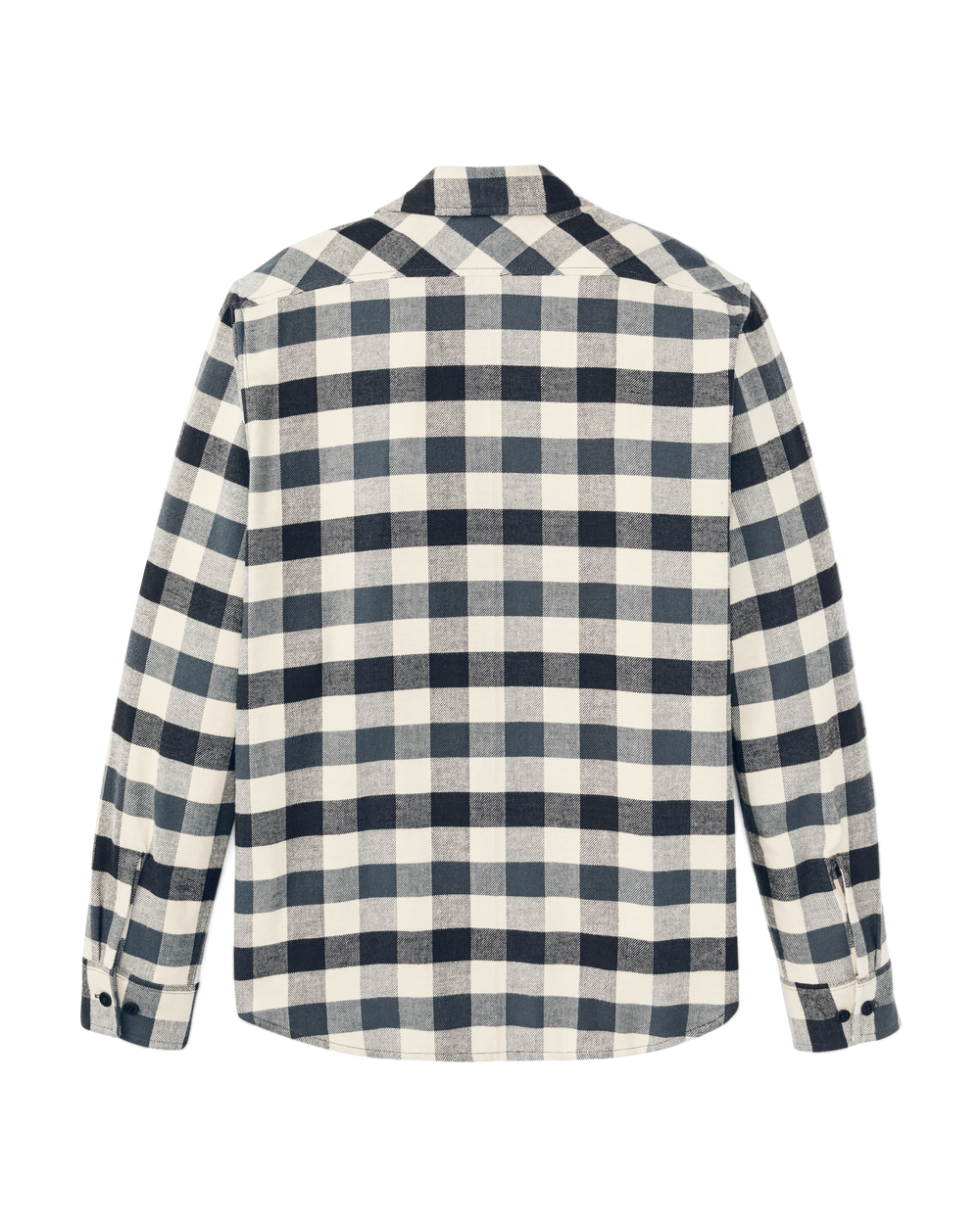 Rangeland Flannel Shirt - Charcoal / Steel Plaid