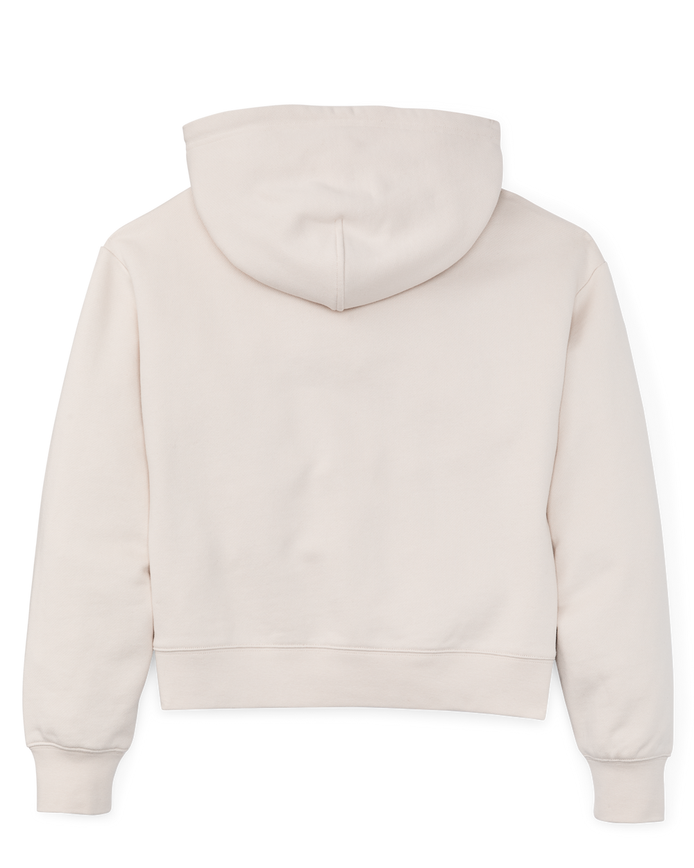 Women's French Terry Half-zip Hoodie - Ivory