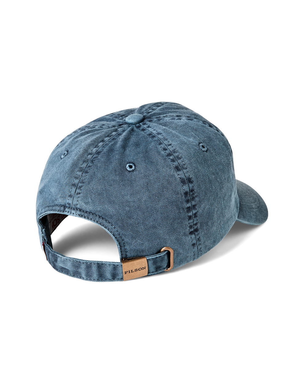 Alternate view of the Filson Washed Low-profile Logger Cap - Washed Blue