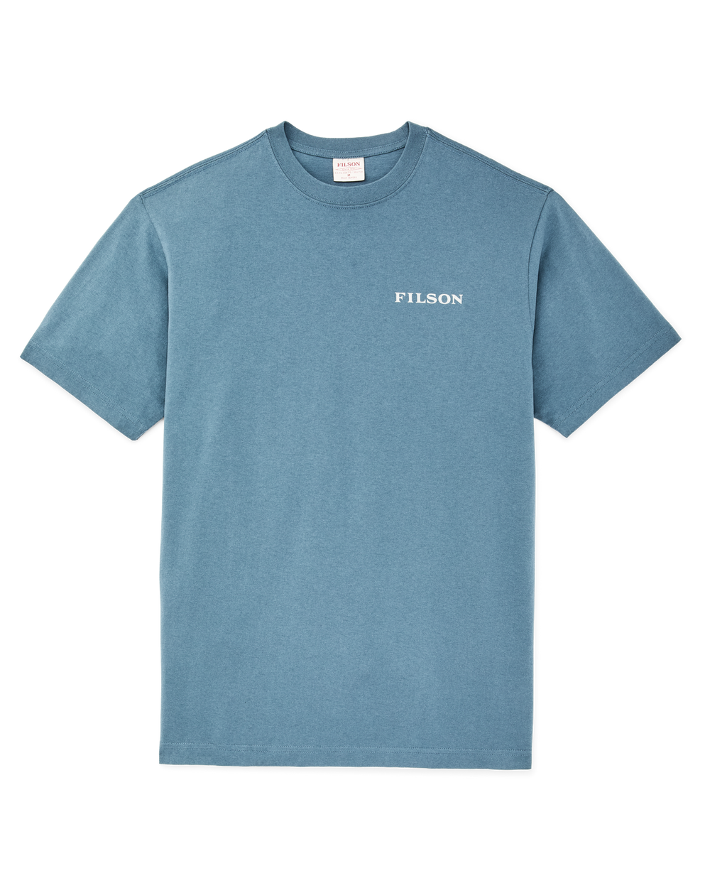 Front-facing image of the Filson Scenic Graphic T-shirt - Bluefin