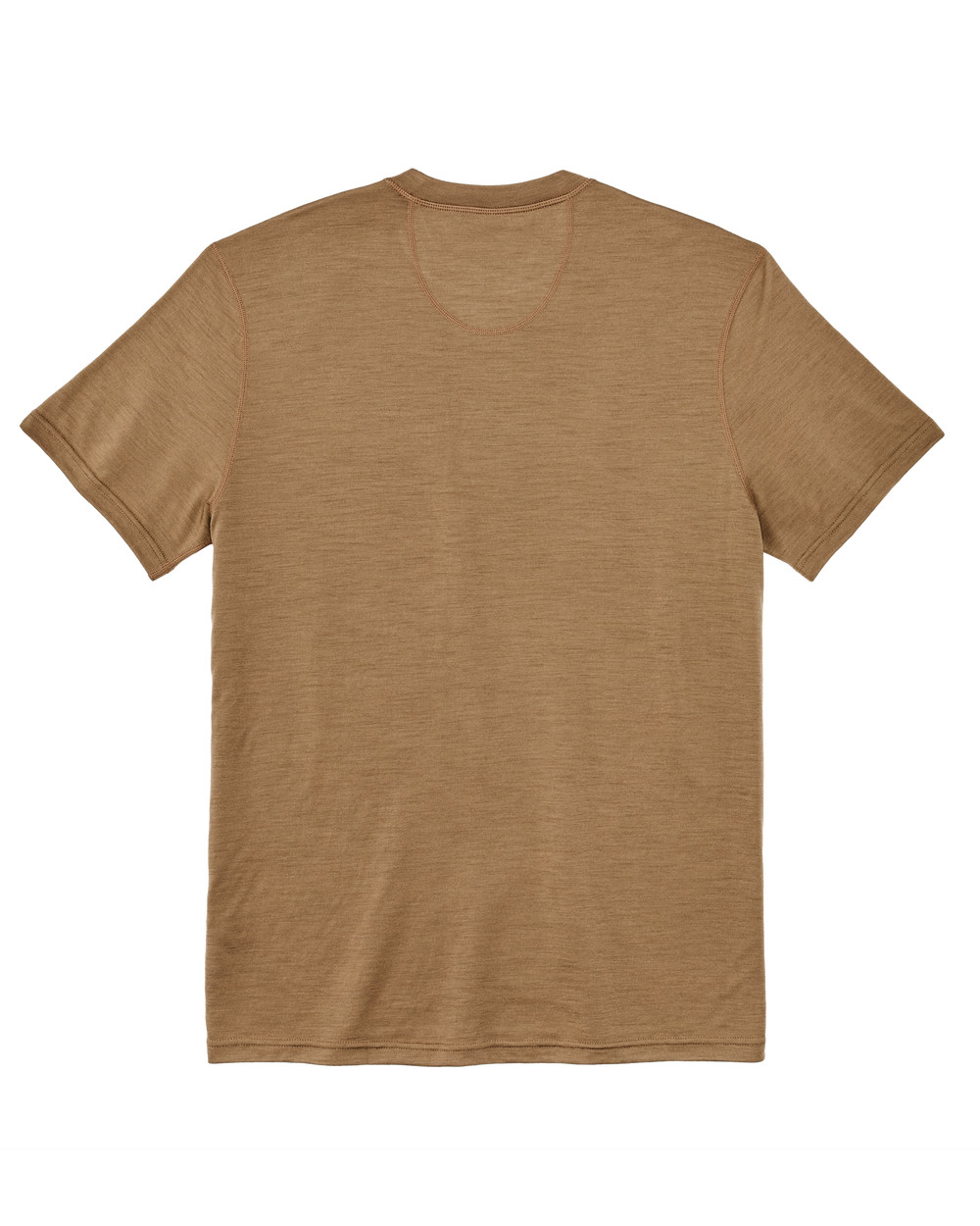 210g Merino Wool Short Sleeve Crewneck T-Shirt - Rugged Tan