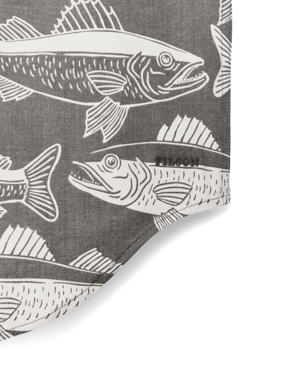 Alternate view of the Filson Twin Lakes Short Sleeve Sport Shirt - Beluga / Print