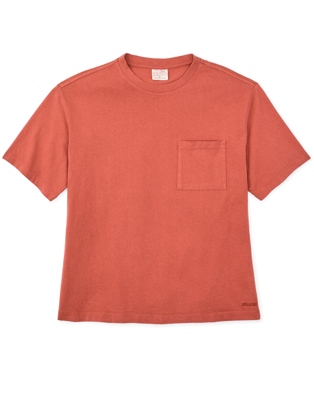 Women's Short Sleeve Pocket Tee - Cedar Red