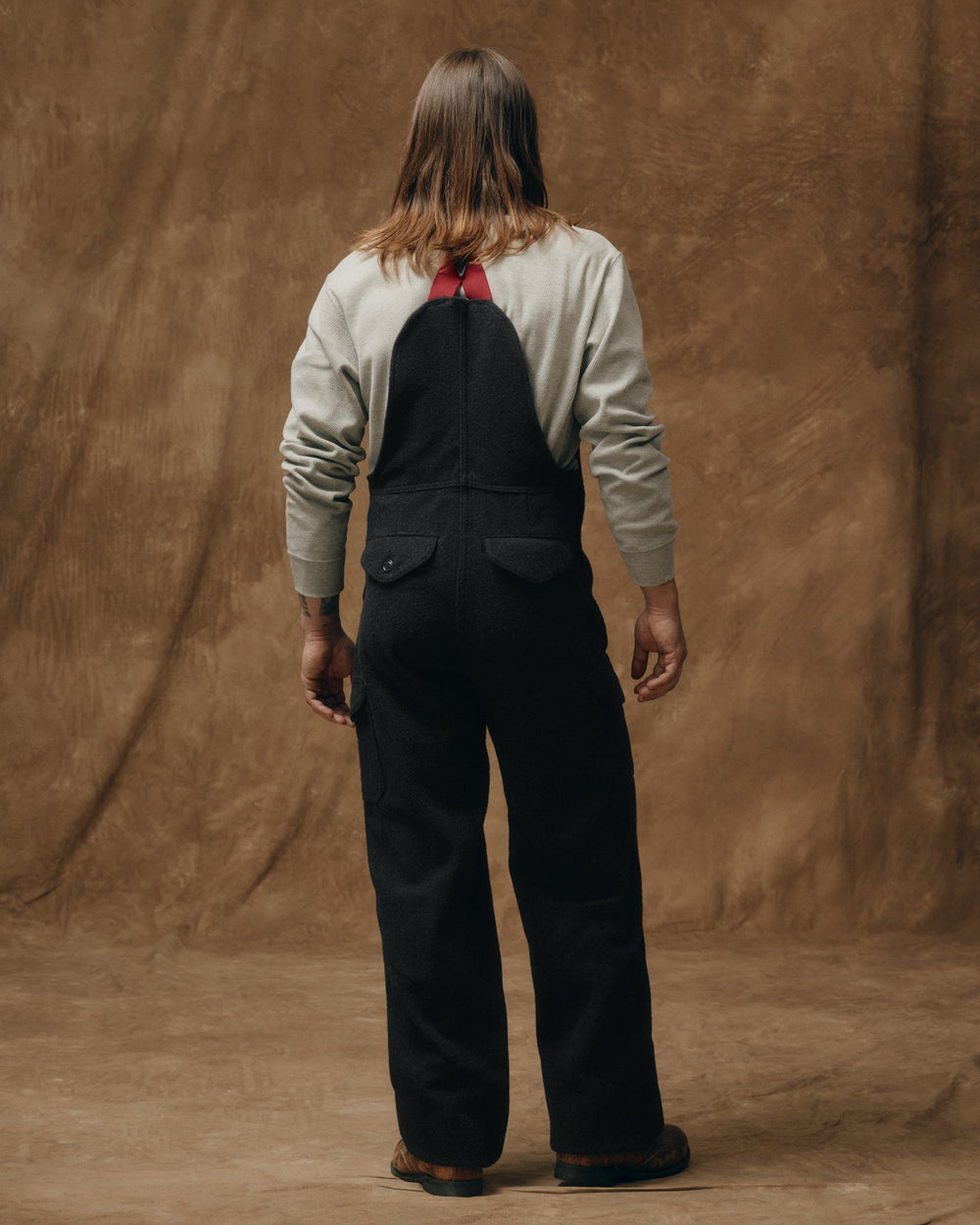 Mackinaw Wool Bibs - Charcoal
