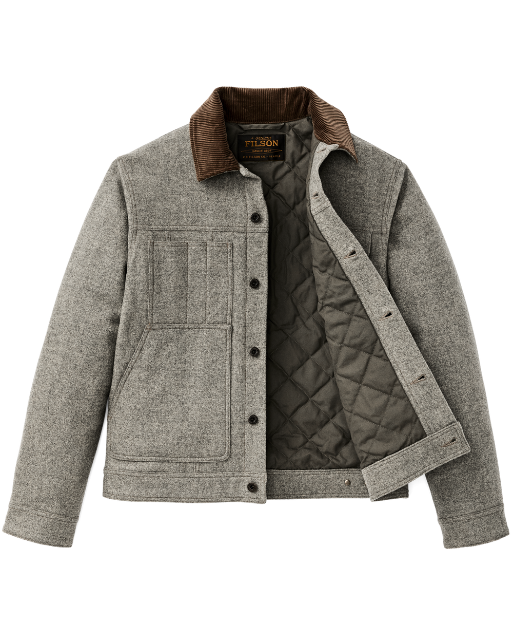 Spokane Insulated Short Cruiser - Vintage Heather Gray