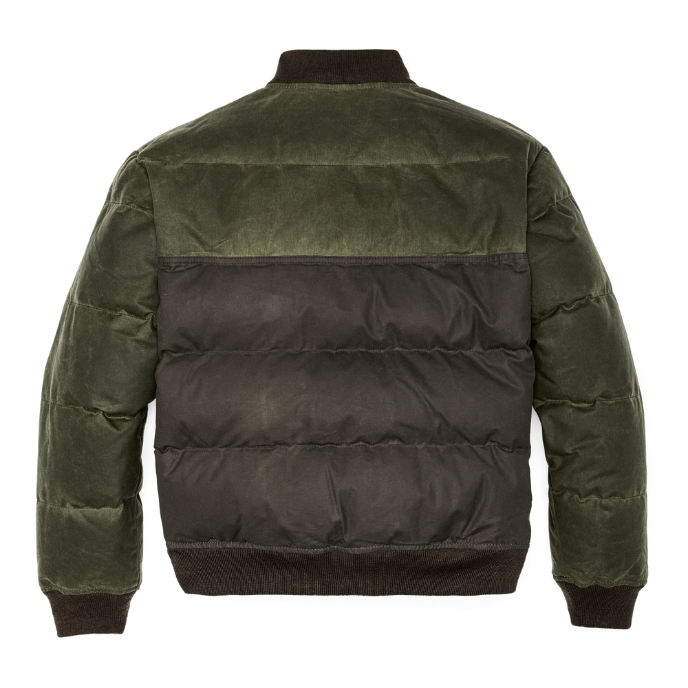 Alternate view of the Filson Down Bomber Jacket - Otter Green