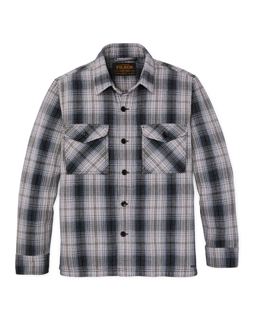 Deer Island Jac-Shirt - Slate / Gray Ombre