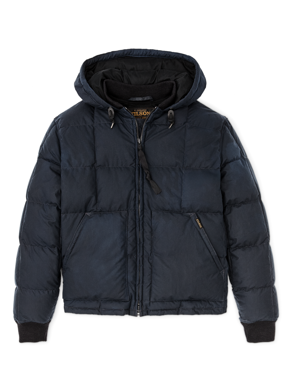 Waxed Down Jacket - Night Sky