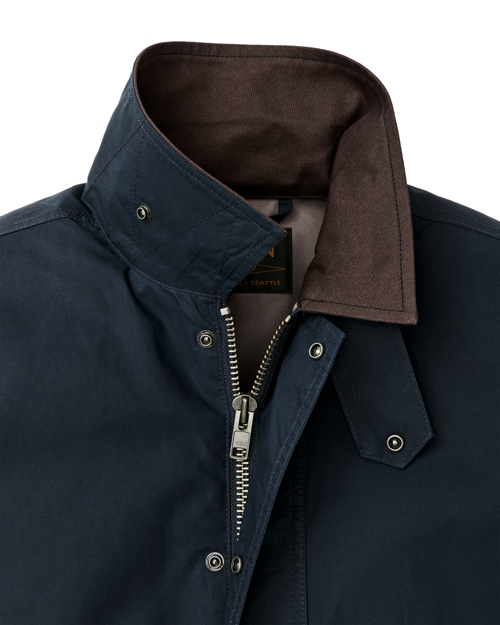 Alternate view of the Filson Dry Wax Short Field Jacket - Navy