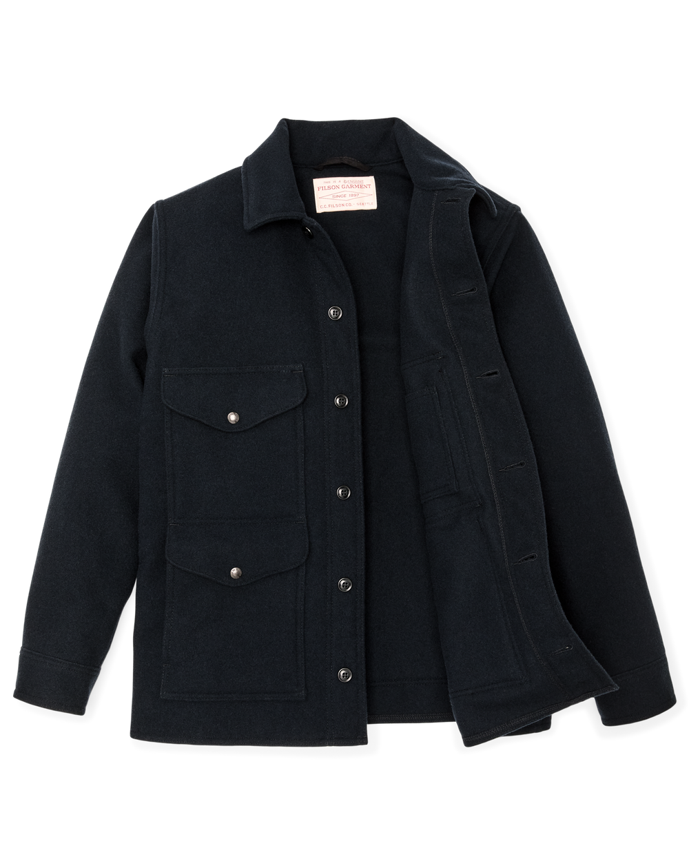 Seattle Wool Cruiser Jacket - Navy