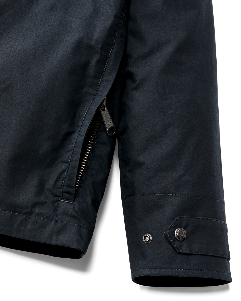 Alternate view of the Filson Dry Wax Short Field Jacket - Navy