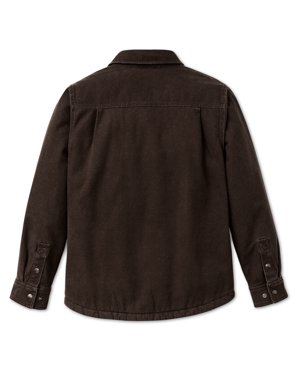 Alternate view of the Filson Fleece Lined Jac-Shirt - Dark Brown