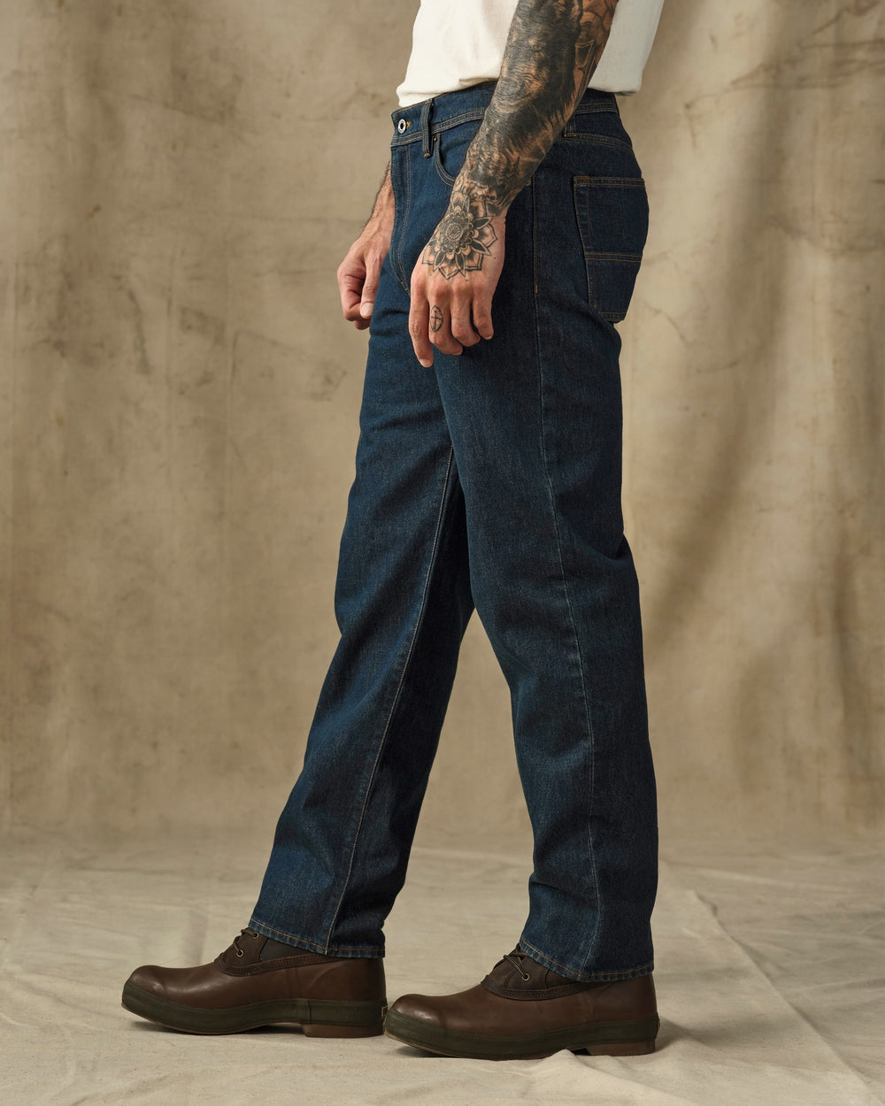 14-oz. Straight-Leg Jeans - Rinsed Vintage Indigo