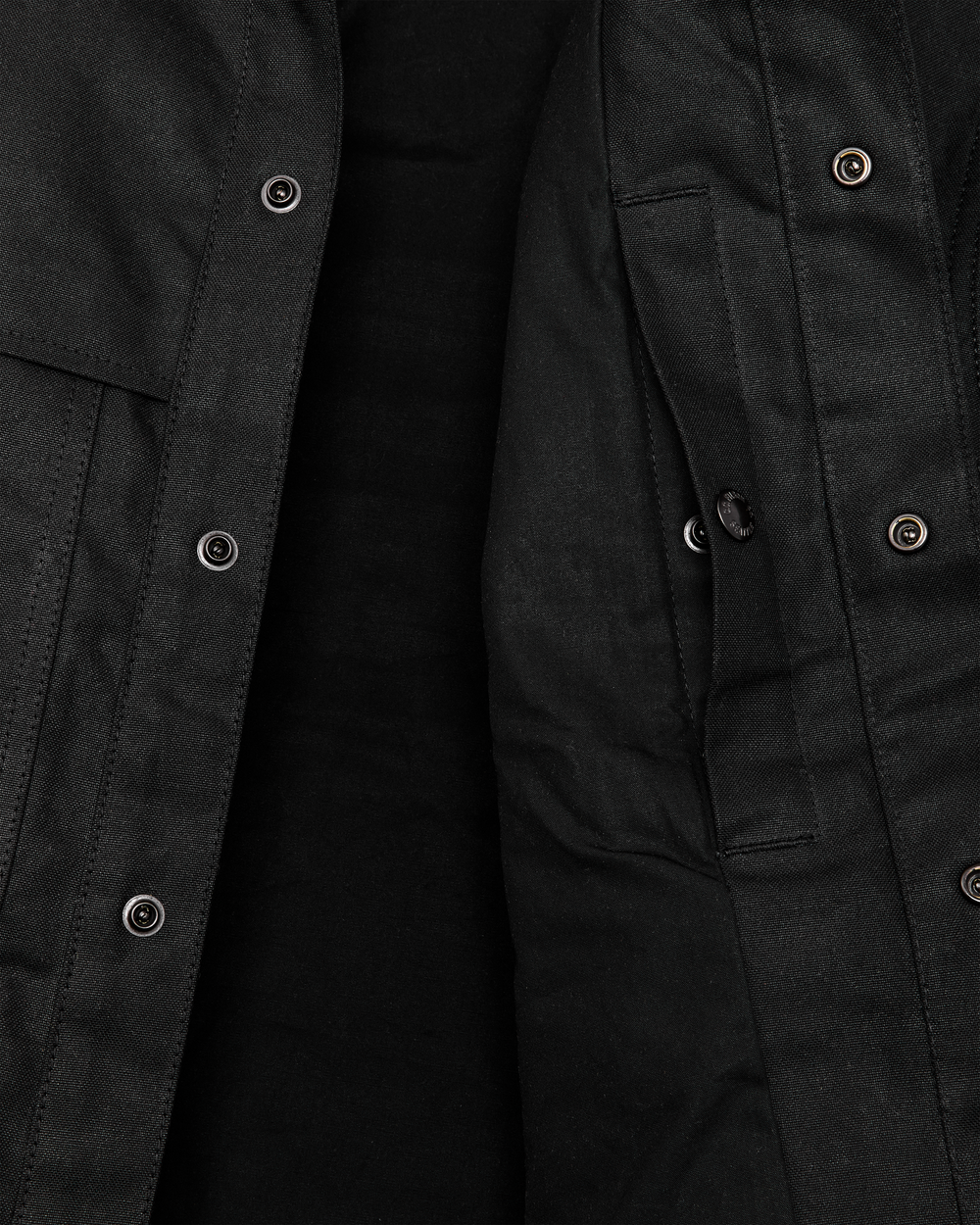 Alternate view of the Filson Lined Tin Cloth Cruiser Jacket - Black