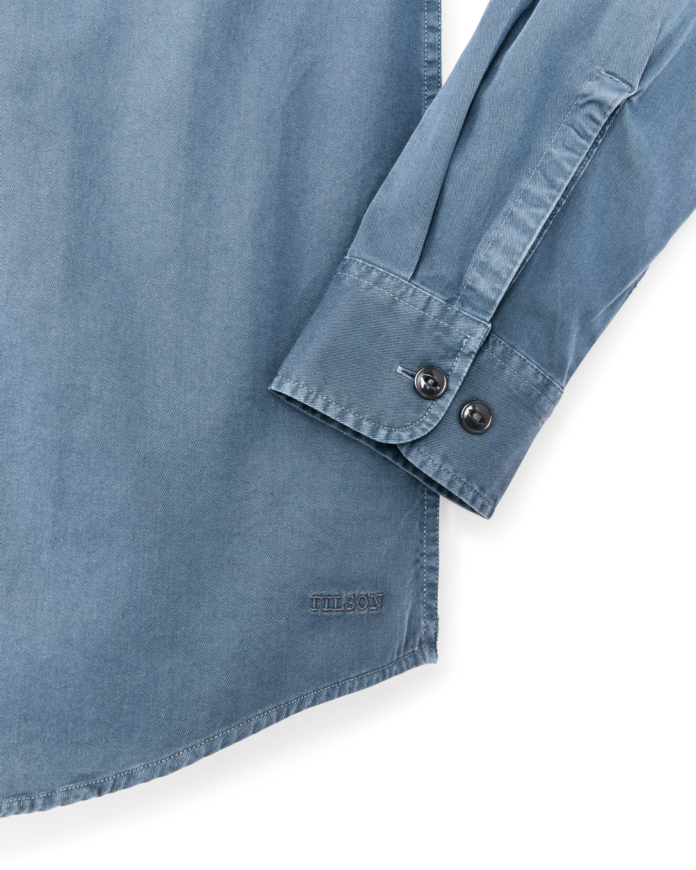 Alternate view of the Filson 4.5-oz. Twill Shirt - Orion Blue