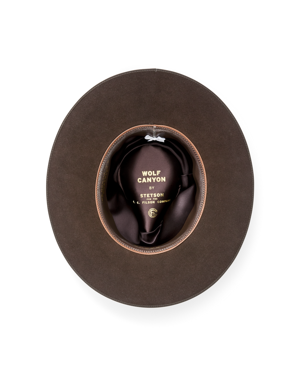 Alternate view of the Filson Stetson Wolf Canyon Hat - Brown