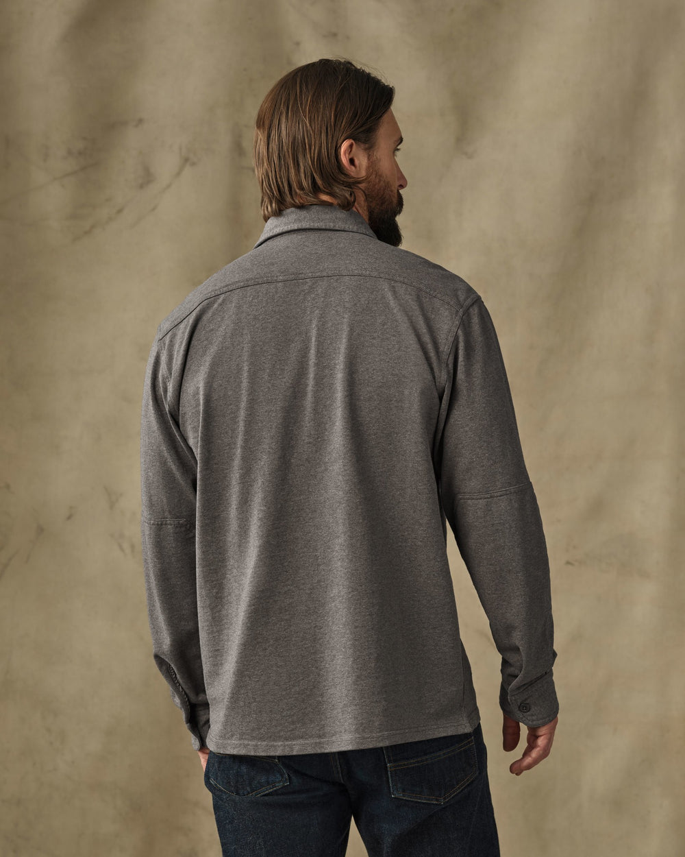 Field Knit Pullover Shirt - Smoke Heather