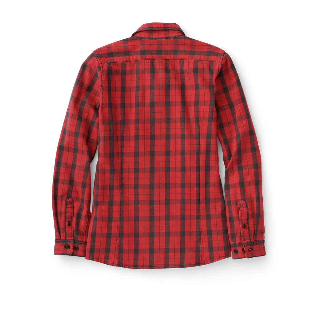Women's Vintage Wash Alaskan Guide Shirt - Flame/gray