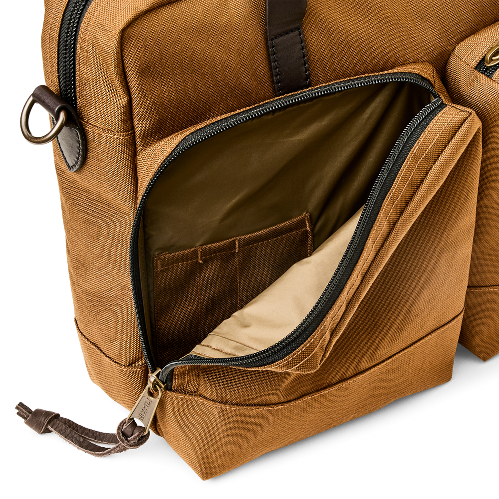 Alternate view of the Filson Dryden Briefcase - Whiskey
