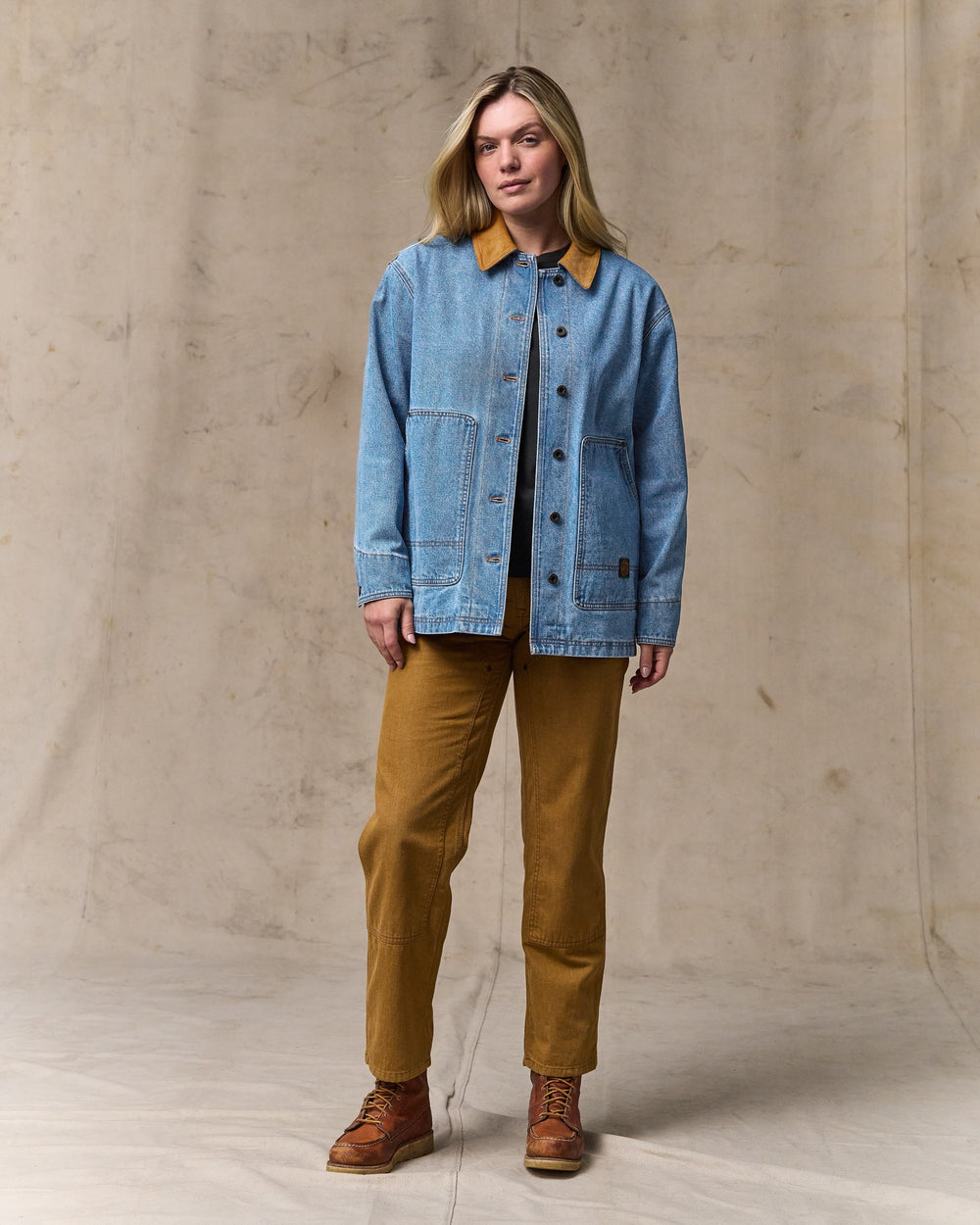 Women's 11-oz. Denim Barn Coat - Light Indigo