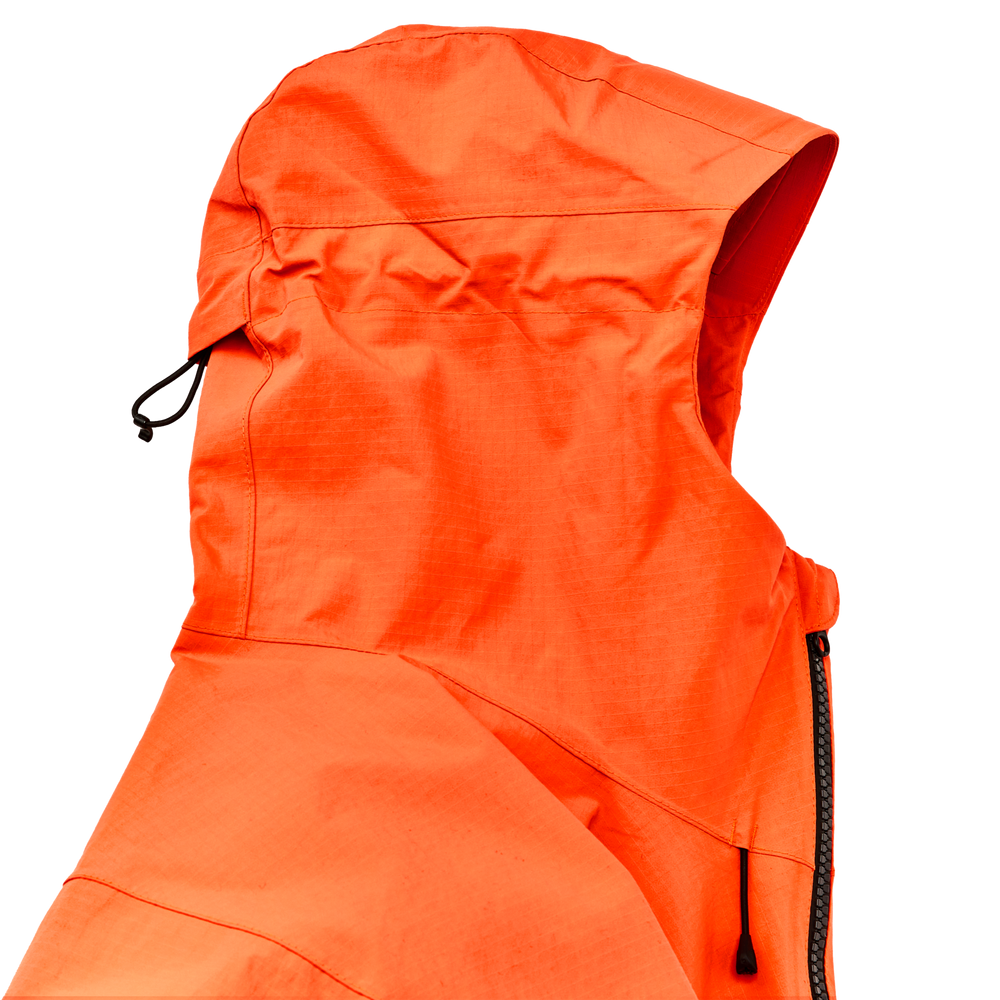 Alternate view of the Filson Swiftwater Rain Jacket - Blaze Orange