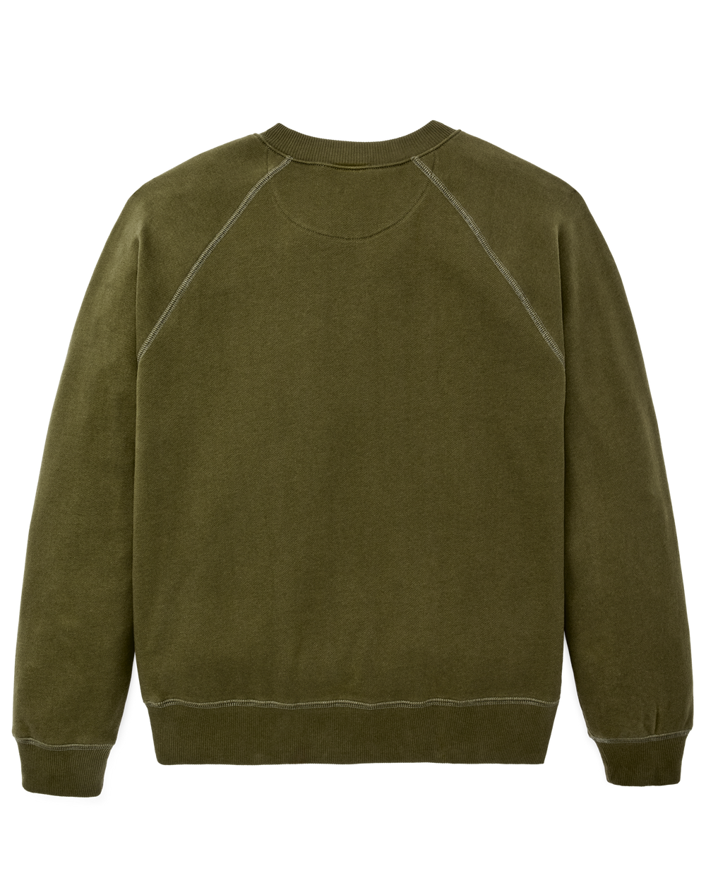 Quarter-zip Terry Sweatshirt - Dark Olive