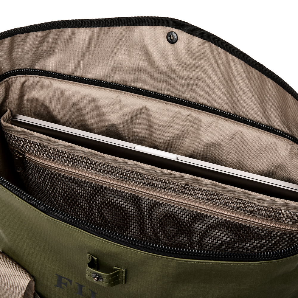 Alternate view of the Filson All-Weather Tote Bag - Olive / Black / Covert