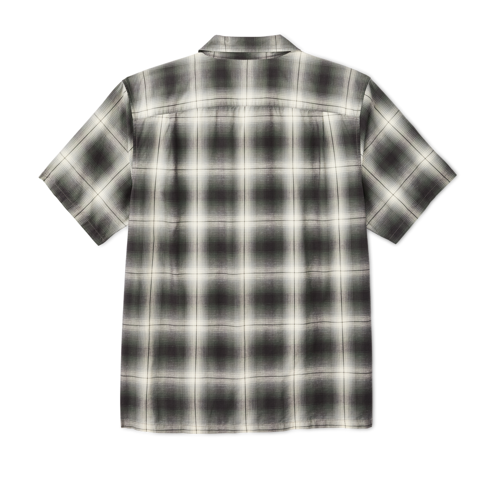 Alternate view of the Filson Greenwood Short Sleeve Camp Shirt - Olive / Beige Ombre